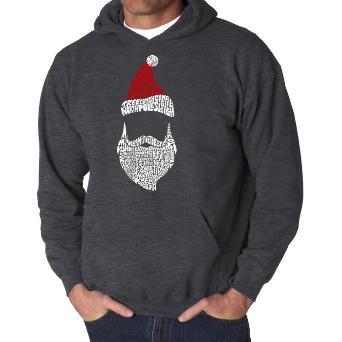 Santa Claus - Men's Word Art Hooded Sweatshirt