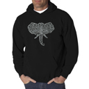 Tusks - Men's Word Art Hooded Sweatshirt