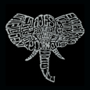  Tusks - Men's Word Art Hooded Sweatshirt