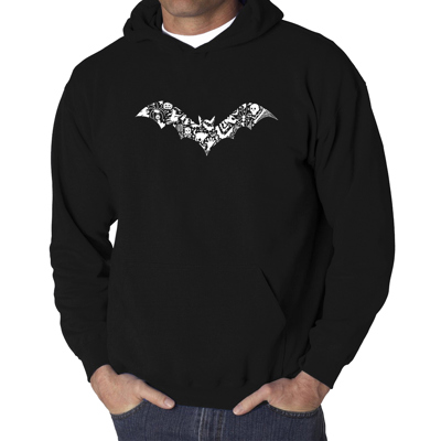 Bat Pics - Men's Word Art Hooded Sweatshirt