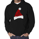 Black Small All I Want For Christmas Is You - Men's Word Art Hooded Sweatshirt