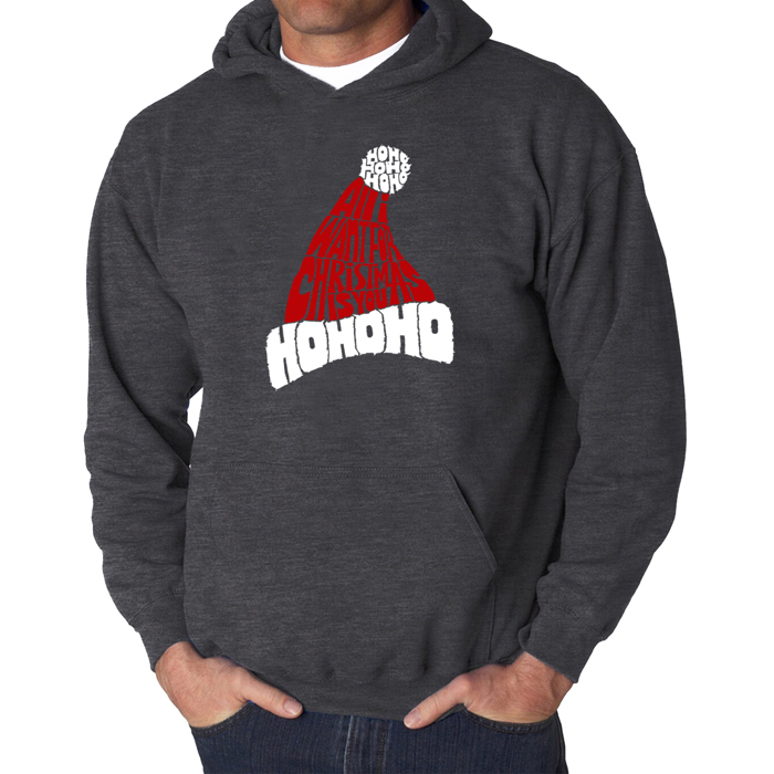 All I Want For Christmas Is You - Men's Word Art Hooded Sweatshirt
