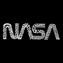  Worm Nasa - Men's Word Art Hooded Sweatshirt