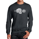 Gray XL 90's Rappers - Men's Word Art Crewneck Sweatshirt