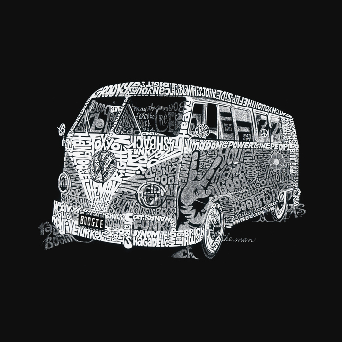The 70'S - Men's Word Art Crewneck Sweatshirt