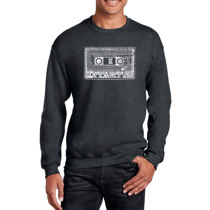 The 80's - Men's Word Art Crewneck Sweatshirt