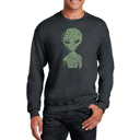 Alien - Men's Word Art Crewneck Sweatshirt