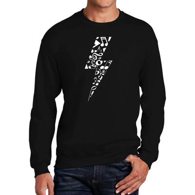 Lightning Bolt - Men's Word Art Crewneck Sweatshirt