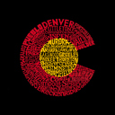  Colorado - Mens Word Art Crewneck Sweatshirt