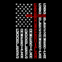  Cross Flag - Men's Word Art Crewneck Sweatshirt