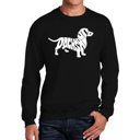  Dachshund - Mens Word Art Crewneck Sweatshirt