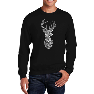 Types Of Deer - Mens Word Art Crewneck Sweatshirt