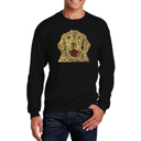Black Small Dog - Mens Word Art Crewneck Sweatshirt