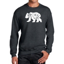 Gray Large Explore - Men's Word Art Crewneck Sweatshirt
