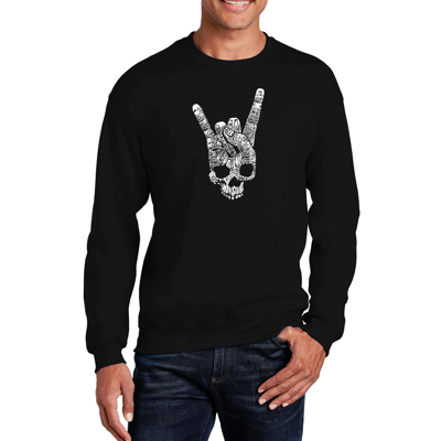 Heavy Metal Genres - Mens Word Art Crewneck Sweatshirt
