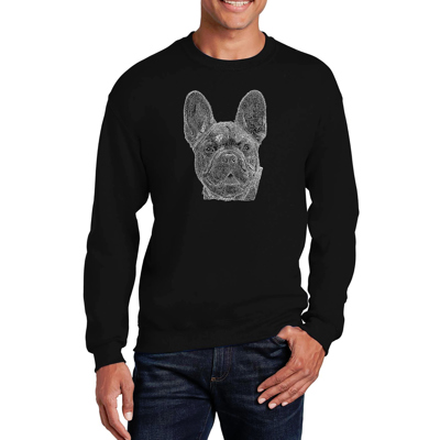 French Bulldog - Mens Word Art Crewneck Sweatshirt