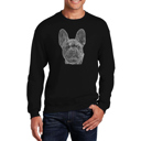  French Bulldog - Mens Word Art Crewneck Sweatshirt