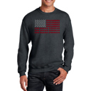  God Bless America - Mens Word Art Crewneck Sweatshirt