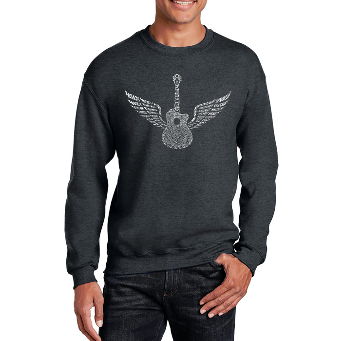 Amazing Grace - Mens Word Art Crewneck Sweatshirt