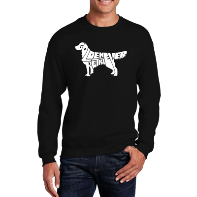 Golden Retreiver - Mens Word Art Crewneck Sweatshirt