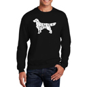  Golden Retreiver - Mens Word Art Crewneck Sweatshirt