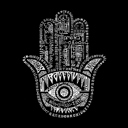  Hamsa - Mens Word Art Crewneck Sweatshirt