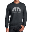 Gray XL Nature Lover - Mens Word Art Crewneck Sweatshirt