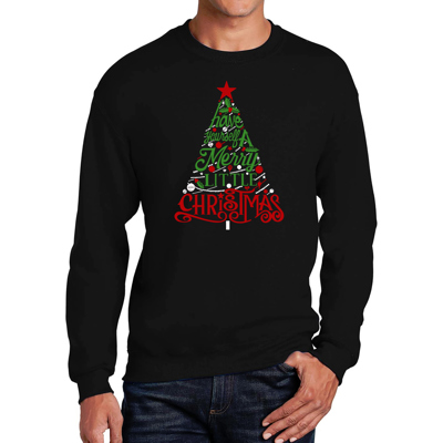 Have Yourself A Merry Little Christmas - Men's Word Art Crewneck Sweatshirt