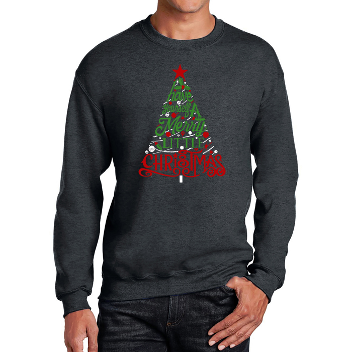 Have Yourself A Merry Little Christmas - Men's Word Art Crewneck Sweatshirt