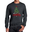 Gray Large Have Yourself A Merry Little Christmas - Men's Word Art Crewneck Sweatshirt
