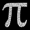  The First 100 Digits Of Pi - Mens Word Art Crewneck Sweatshirt