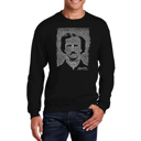  Edgar Allan Poe - Men's Word Art Crewneck Sweatshirt