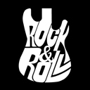  Rock And Roll Guitar - Men's Word Art Crewneck Sweatshirt