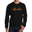 Black XL San Francisco Bridge - Mens Word Art Crewneck Sweatshirt