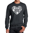 Gray XL Sea Shells - Men's Word Art Crewneck Sweatshirt