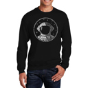 Black XXXL I Need My Space Astronaut - Mens Word Art Crewneck Sweatshirt
