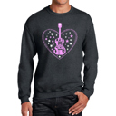 Gray XXXXL It's A Love Story - Men's Word Art Crewneck Sweatshirt