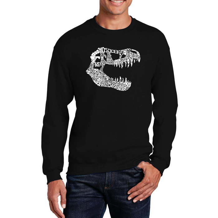Trex - Mens Word Art Crewneck Sweatshirt