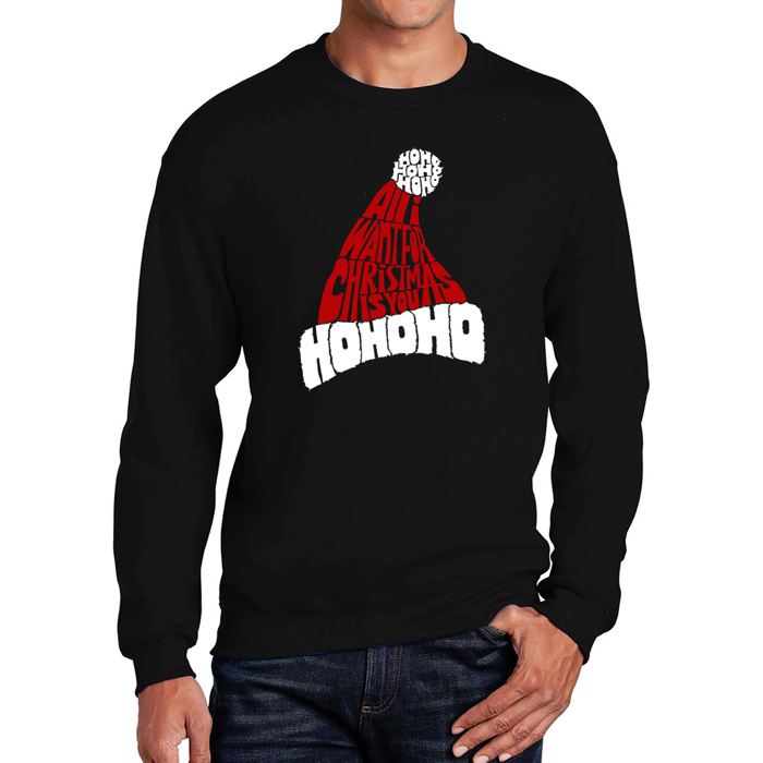 All I Want For Christmas Is You - Men's Word Art Crewneck Sweatshirt