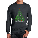 Gray Small We Wish You A Merry Christmas - Men's Word Art Crewneck Sweatshirt