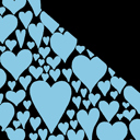  Women's Word Art V-Neck T-Shirt - California Hearts
