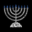  Menorah - Women's Word Art V-Neck T-Shirt