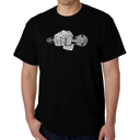 Black XXL 90's Rappers - Men's Word Art T-Shirt
