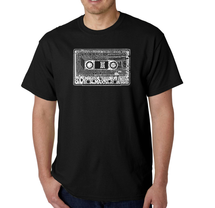 Mens Word Art T-shirt - The 80's