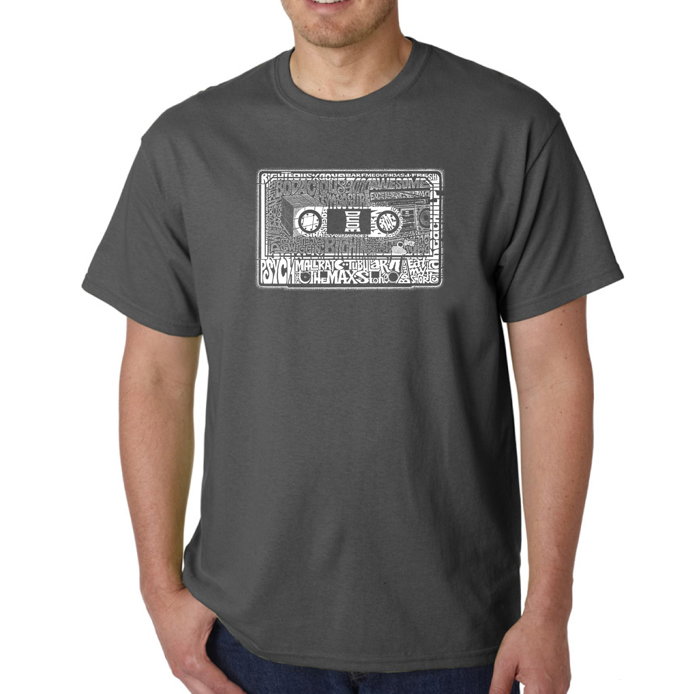 Mens Word Art T-shirt - The 80's