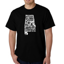 Black XXXL Mens Word Art T-shirt - Sweet Home Alabama