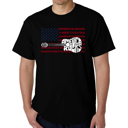 Black XXXL America Rocks - Mens Word Art T-Shirt