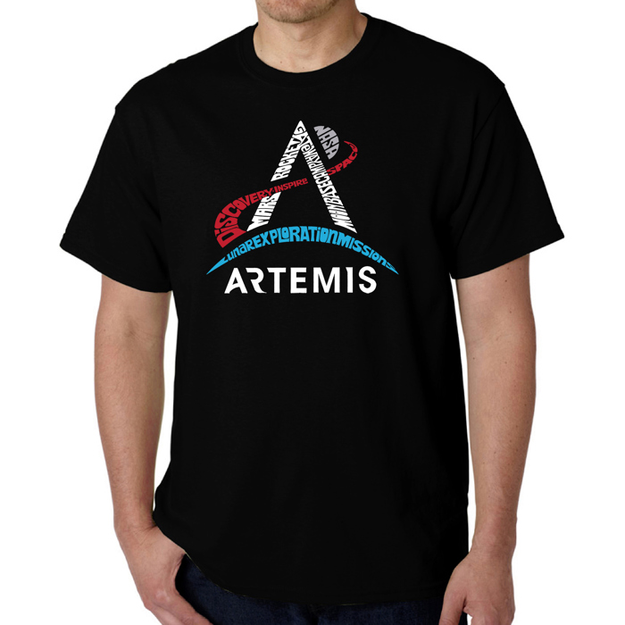 NASA Artemis Logo - Mens Word Art T-Shirt