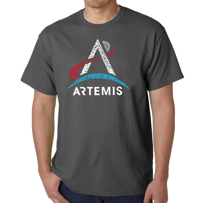 NASA Artemis Logo - Mens Word Art T-Shirt