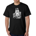 Black XXL Mens Word Art T-shirt - ASTRONAUT